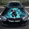 Ninja Girl Katana Hood Wrap – Custom Vinyl Decal for Cars, Trucks & SUVs