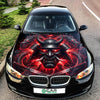 Oni Demon Samurai Hood Wrap Graphic – Custom Vinyl Decal for Cars, Trucks & SUVs