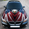 Patriotic Eagle Wings Hood Wrap Graphic – Custom Vinyl Decal for Cars, Trucks & SUVs