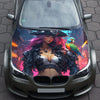 Pirate Girl Cyberpunk Hood Wrap – Custom Vinyl Decal for Cars, Trucks & SUVs
