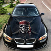 Pirate Skull Hood Wrap – Custom Vinyl Decal for Cars, Trucks & SUVs