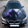 Purple Grim Reaper Hood Wrap Graphic – Custom Vinyl Decal for Cars, Trucks & SUVs