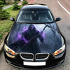 Purple Grim Reaper Hood Wrap Graphic – Custom Vinyl Decal for Cars, Trucks & SUVs