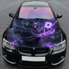 Purple Lightning Reaper Hood Wrap Graphic – Custom Vinyl Decal for Cars, Trucks & SUVs