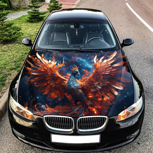 Real Phoenix Hood Wrap – Custom Vinyl Decal for Cars, Trucks & SUVs