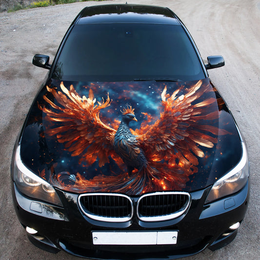 Real Phoenix Hood Wrap – Custom Vinyl Decal for Cars, Trucks & SUVs