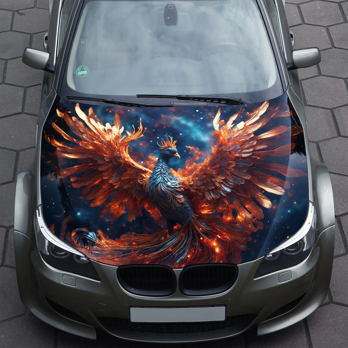 Real Phoenix Hood Wrap – Custom Vinyl Decal for Cars, Trucks & SUVs