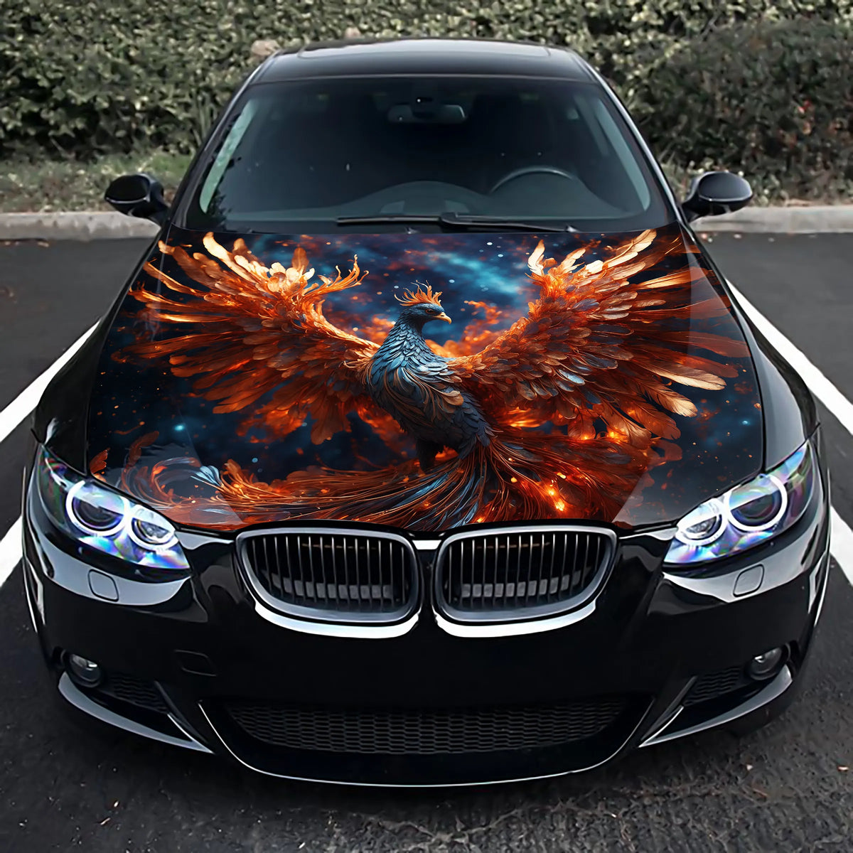 Real Phoenix Hood Wrap – Custom Vinyl Decal for Cars, Trucks & SUVs