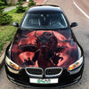 Red Moon Dragon Hood Wrap Graphic – Custom Vinyl Decal for Cars, Trucks & SUVs