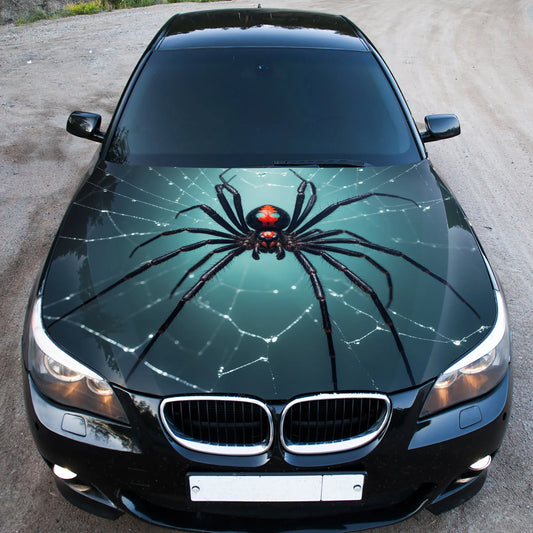 Redback Spider Hood Wrap – Custom Bonnet Vinyl Decal for Cars, Trucks & SUVs