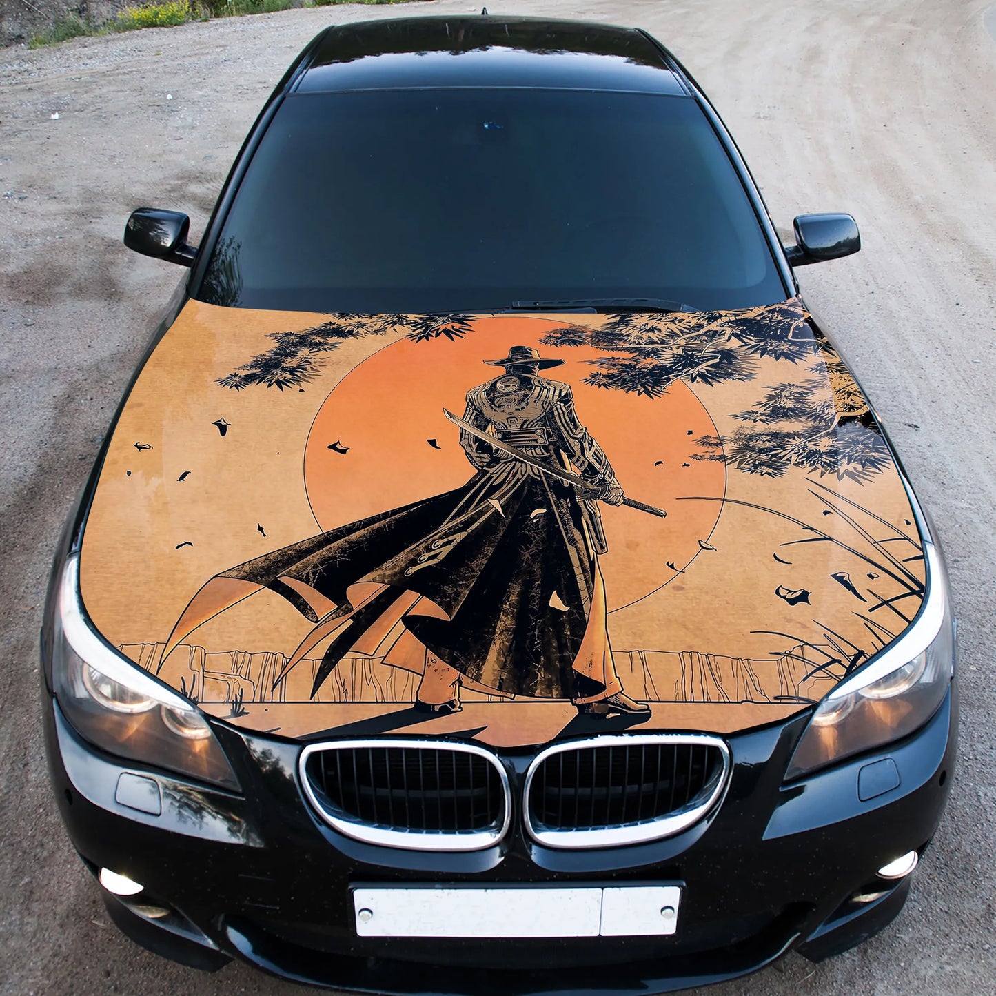 Samurai Hood Wrap – Custom Vinyl Decal for Cars, Trucks & SUVs
