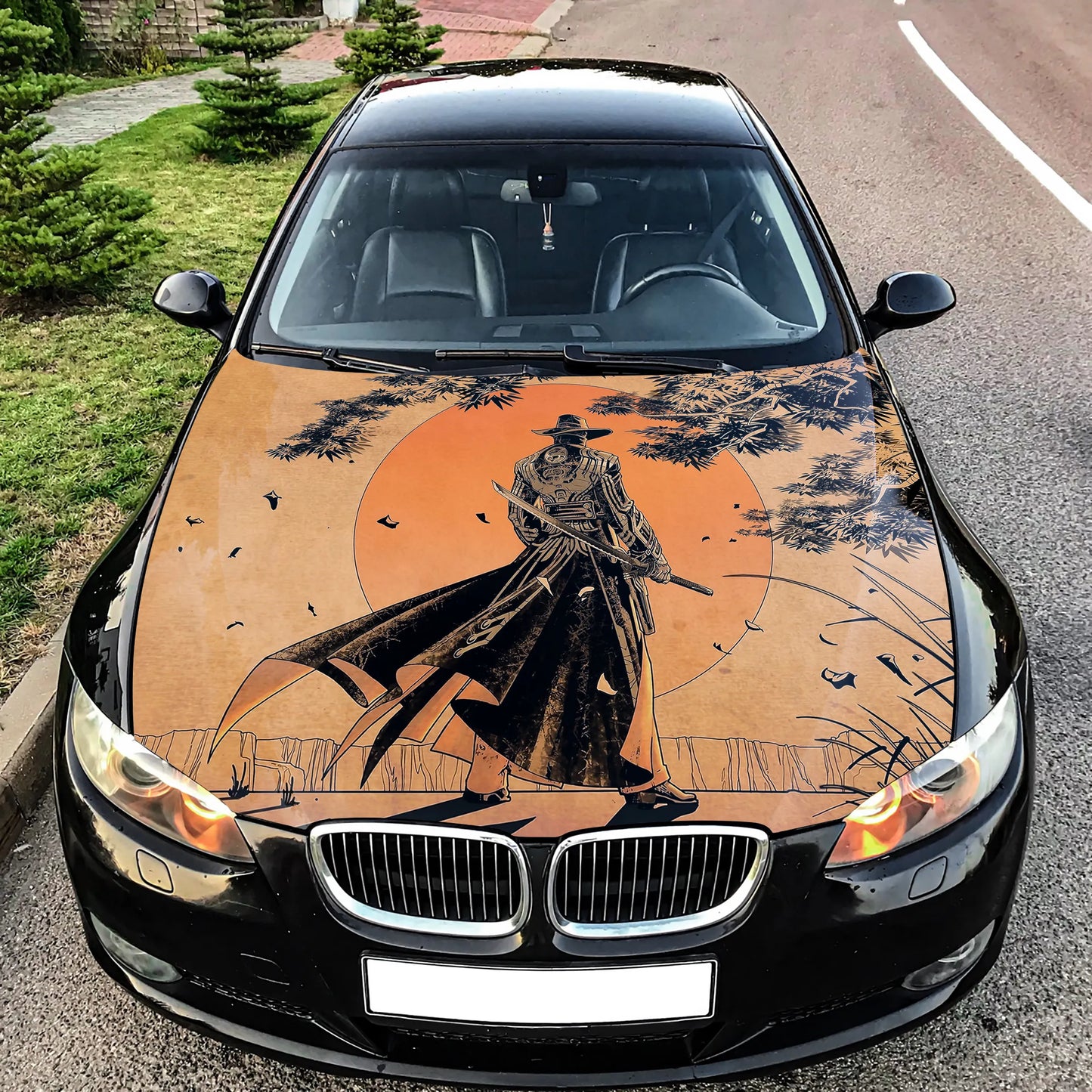 Samurai Hood Wrap – Custom Vinyl Decal for Cars, Trucks & SUVs
