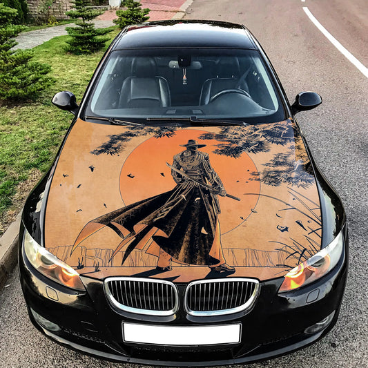 Samurai Hood Wrap – Custom Vinyl Decal for Cars, Trucks & SUVs