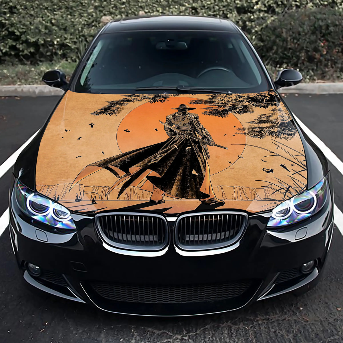 Samurai Hood Wrap – Custom Vinyl Decal for Cars, Trucks & SUVs
