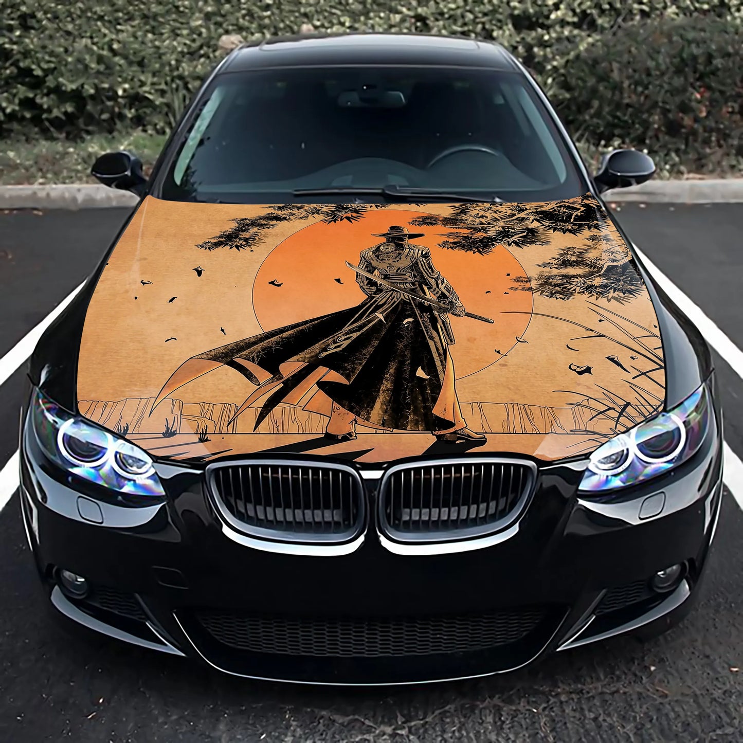 Samurai Hood Wrap – Custom Vinyl Decal for Cars, Trucks & SUVs
