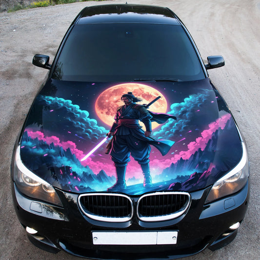 Samurai Hood Wrap – Custom Vinyl Decal for Cars, Trucks & SUVs