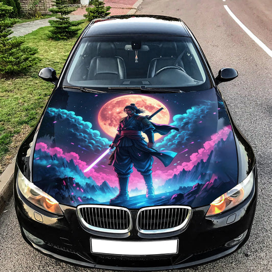 Samurai Hood Wrap – Custom Vinyl Decal for Cars, Trucks & SUVs