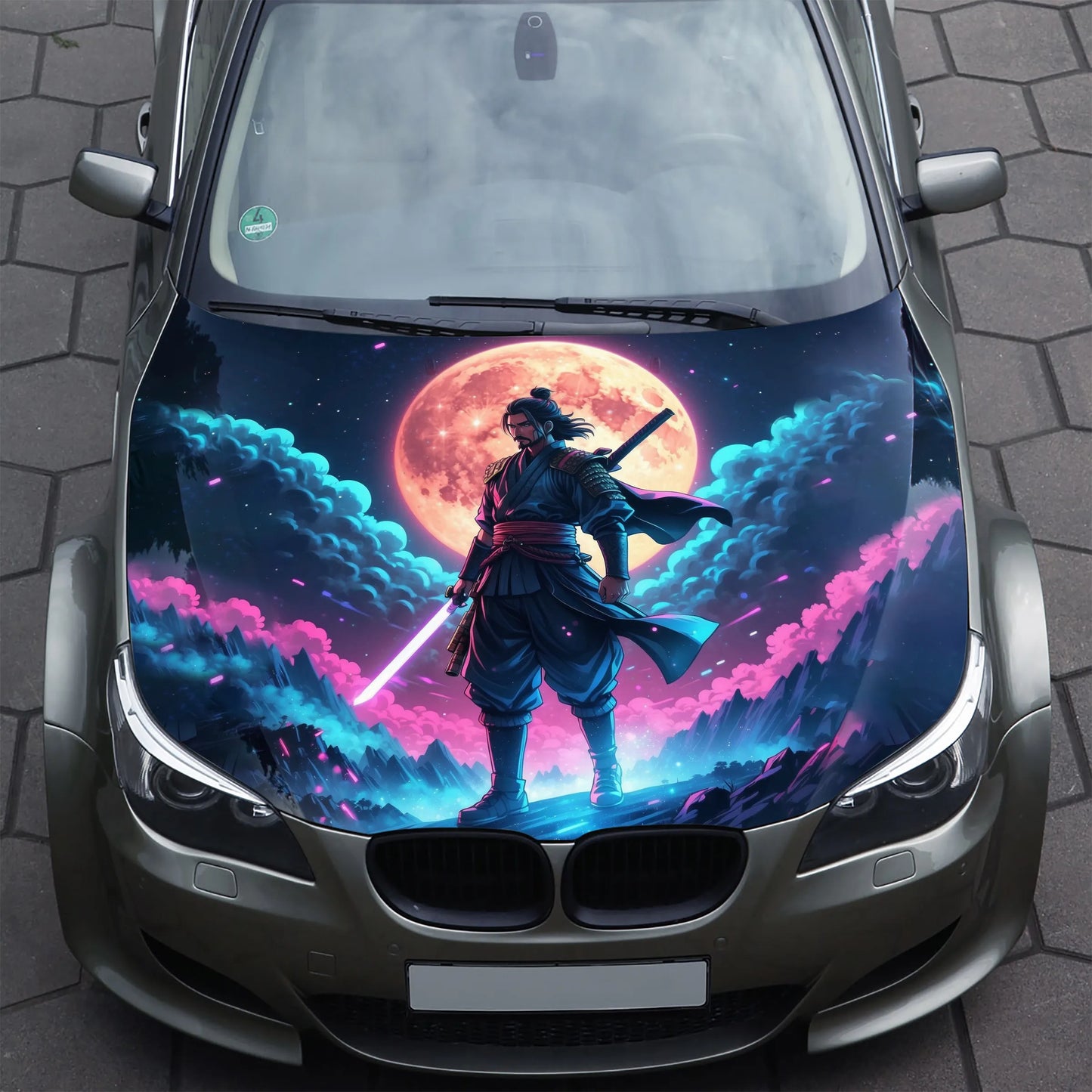 Samurai Hood Wrap – Custom Vinyl Decal for Cars, Trucks & SUVs