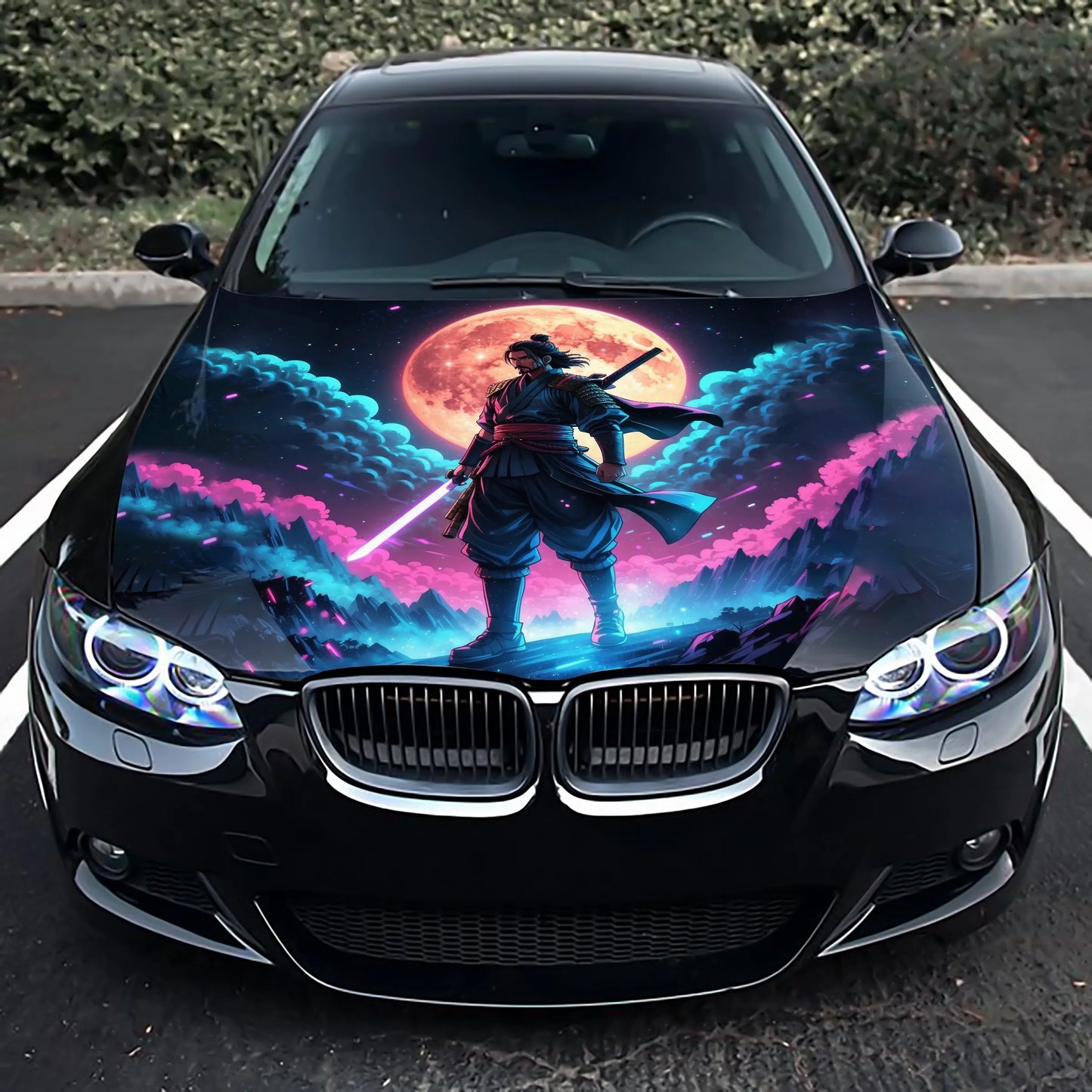 Samurai Hood Wrap – Custom Vinyl Decal for Cars, Trucks & SUVs
