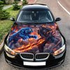 Samurai Tiger Hood Hood Wrap Graphic – Custom Vinyl Decal for Cars, Trucks & SUVs