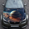 Saturn Space Hood Wrap – Custom Vinyl Decal for Cars, Trucks & SUVs