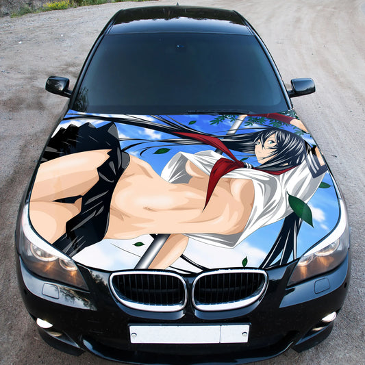 Sexy Anime Hood Wrap – Custom Vinyl Decal for Cars, Trucks & SUVs