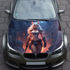 Sexy Anime Fox Girl Hood Wrap – Custom Vinyl Decal for Cars, Trucks & SUVs