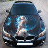 Sexy Anime Girl Hood Wrap – Custom Vinyl Decal for Cars, Trucks & SUVs