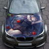 Sexy Anime Girl Hood Wrap – Custom Vinyl Decal for Cars, Trucks & SUVs