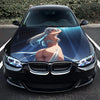 Sexy Anime Girl Hood Wrap – Custom Vinyl Decal for Cars, Trucks & SUVs