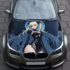 Sexy Anime Girl Hood Wrap – Custom Vinyl Decal for Cars, Trucks & SUVs
