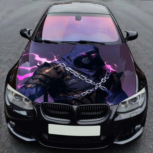 Shadow Assassin Chains Hood Wrap – Custom Vinyl Decal for Cars, Trucks & SUVs