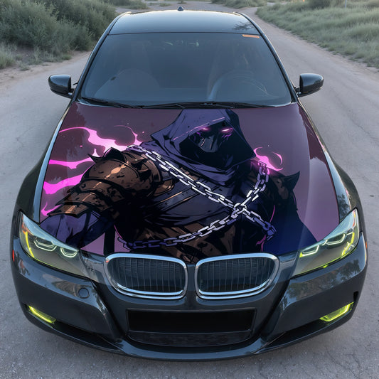 Shadow Assassin Chains Hood Wrap – Custom Vinyl Decal for Cars, Trucks & SUVs