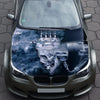 Skull Engine Hood Wrap – Custom Vinyl Decal for Cars, Trucks & SUVs