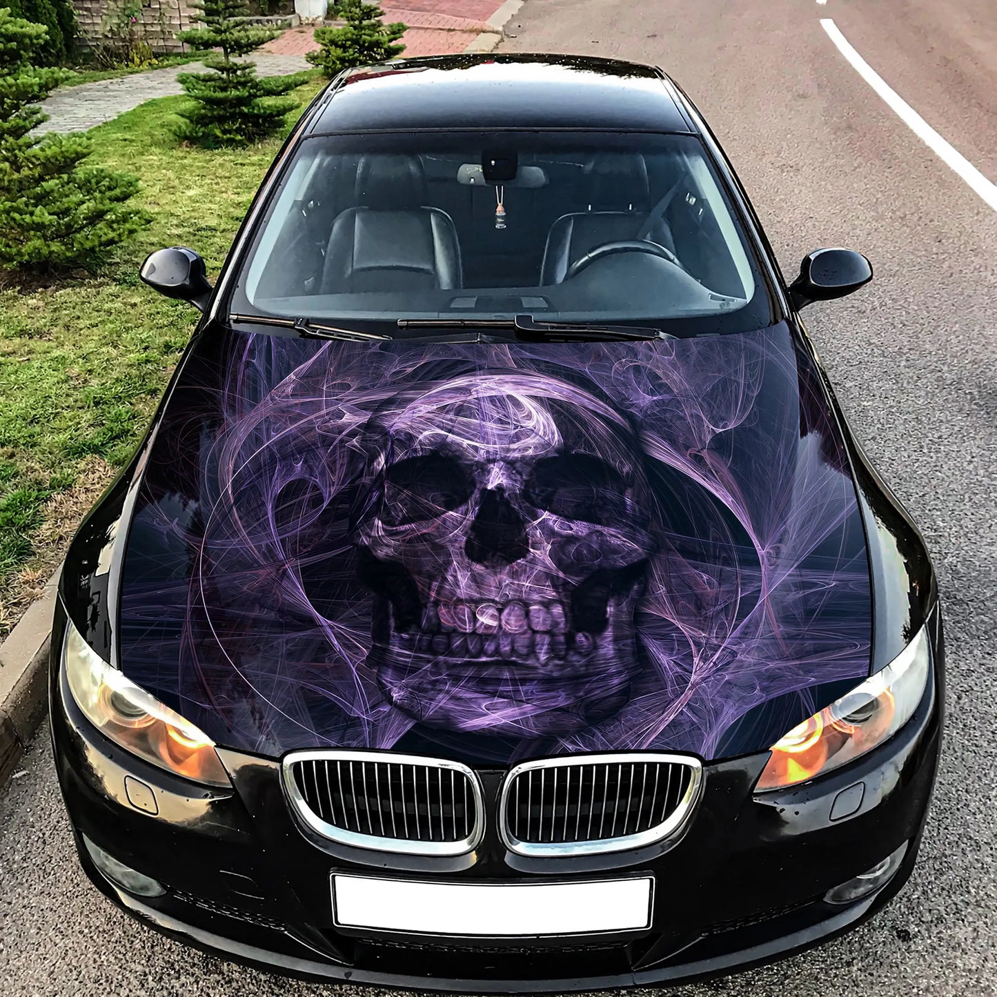 Skull Evil Hood Wrap – Custom Vinyl Decal for Cars, Trucks & SUVs
