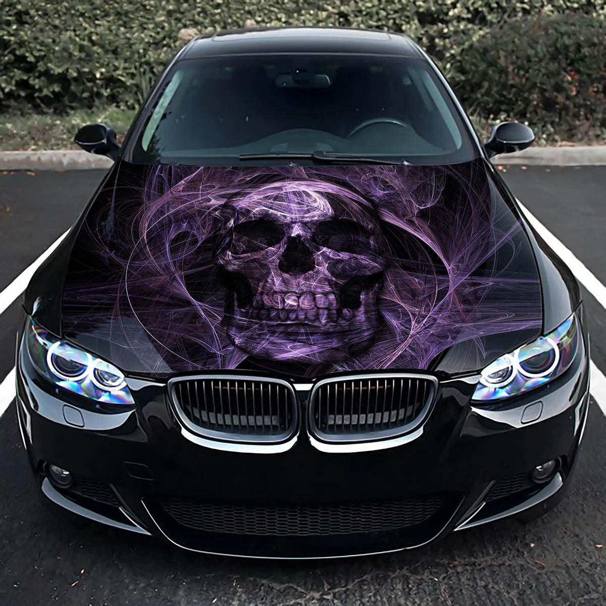 Skull Evil Hood Wrap – Custom Vinyl Decal for Cars, Trucks & SUVs