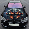 Skull Flames Fire Hood Wrap – Custom Vinyl Decal for Cars, Trucks & SUVs