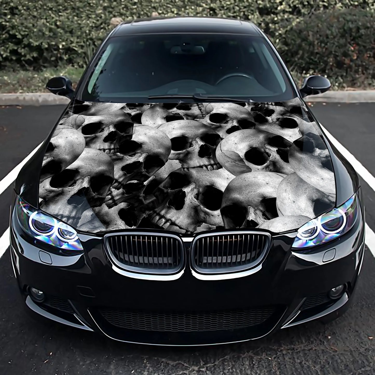 Skulls Pile Hood Wrap – Custom Vinyl Decal for Cars, Trucks & SUVs