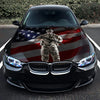 Soldier with Wings American Flag Hood Wrap – Custom Vinyl Decal for Cars, Trucks & SUVs