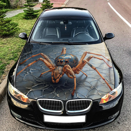 Spider Web Hood Wrap – Custom Vinyl Decal for Cars, Trucks & SUVs