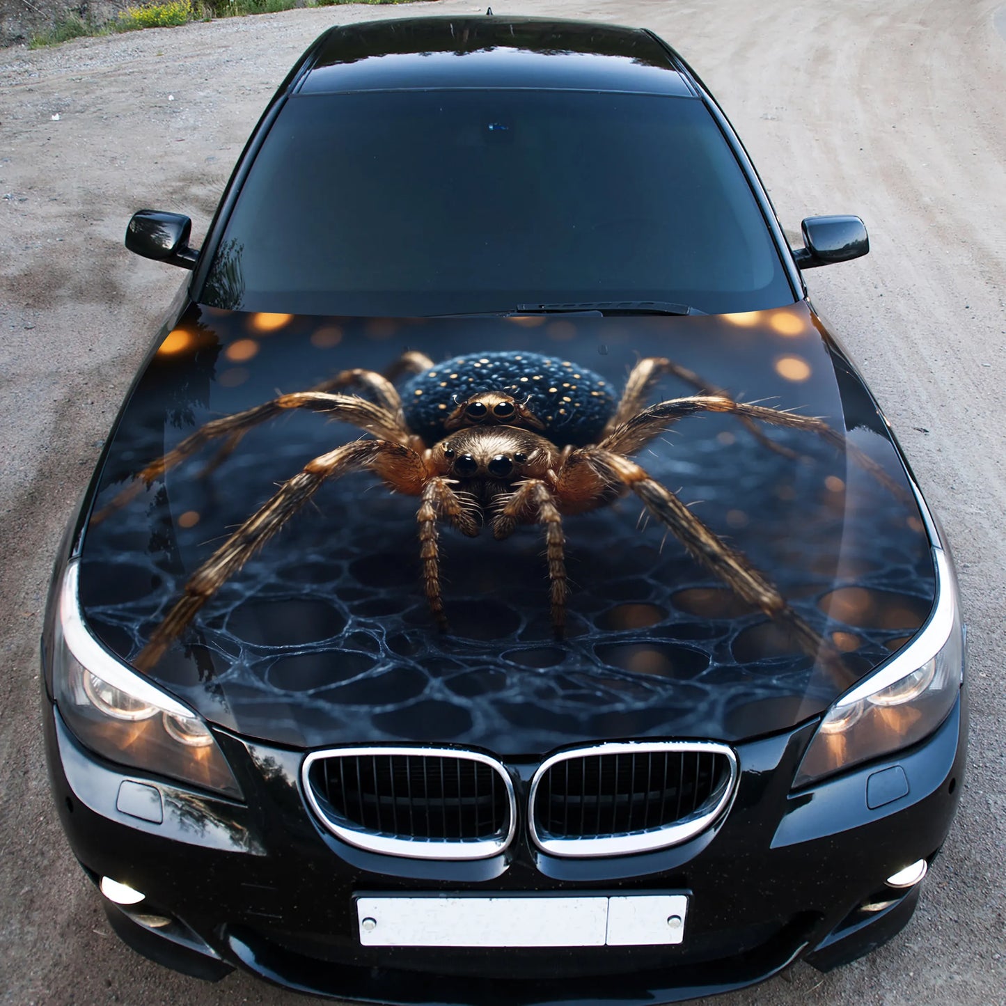 Tarantula Spider Hood Wrap – Custom Vinyl Decal for Cars, Trucks & SUVs