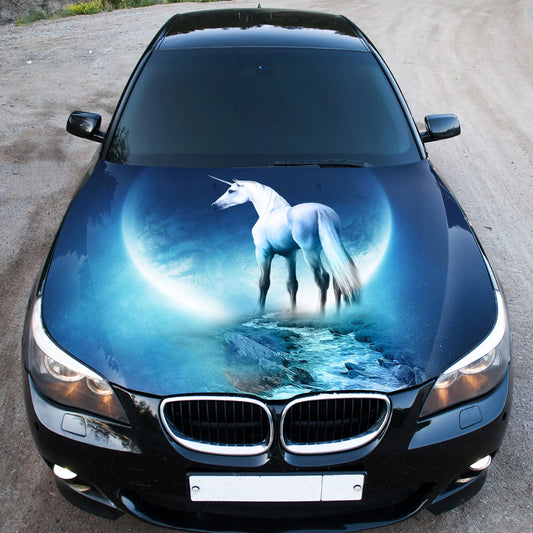 Unicorn Hood Wrap – Custom Vinyl Decal for Cars, Trucks & SUVs