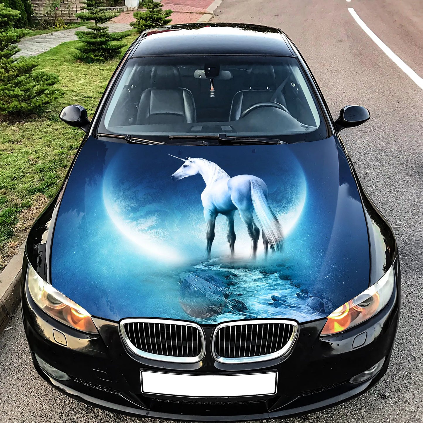 Unicorn Hood Wrap – Custom Vinyl Decal for Cars, Trucks & SUVs