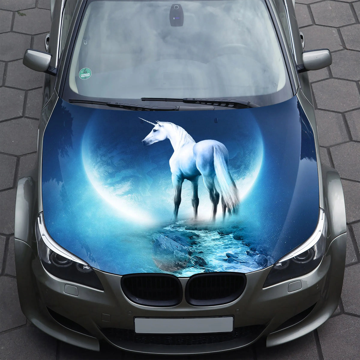 Unicorn Hood Wrap – Custom Vinyl Decal for Cars, Trucks & SUVs