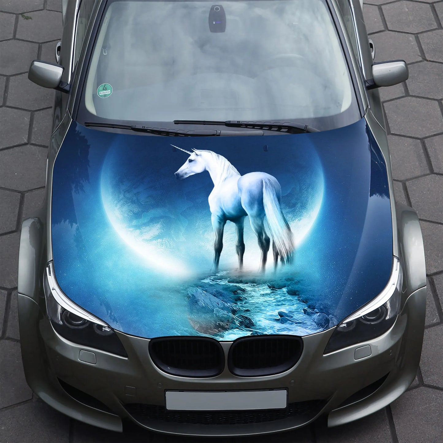Unicorn Hood Wrap – Custom Vinyl Decal for Cars, Trucks & SUVs