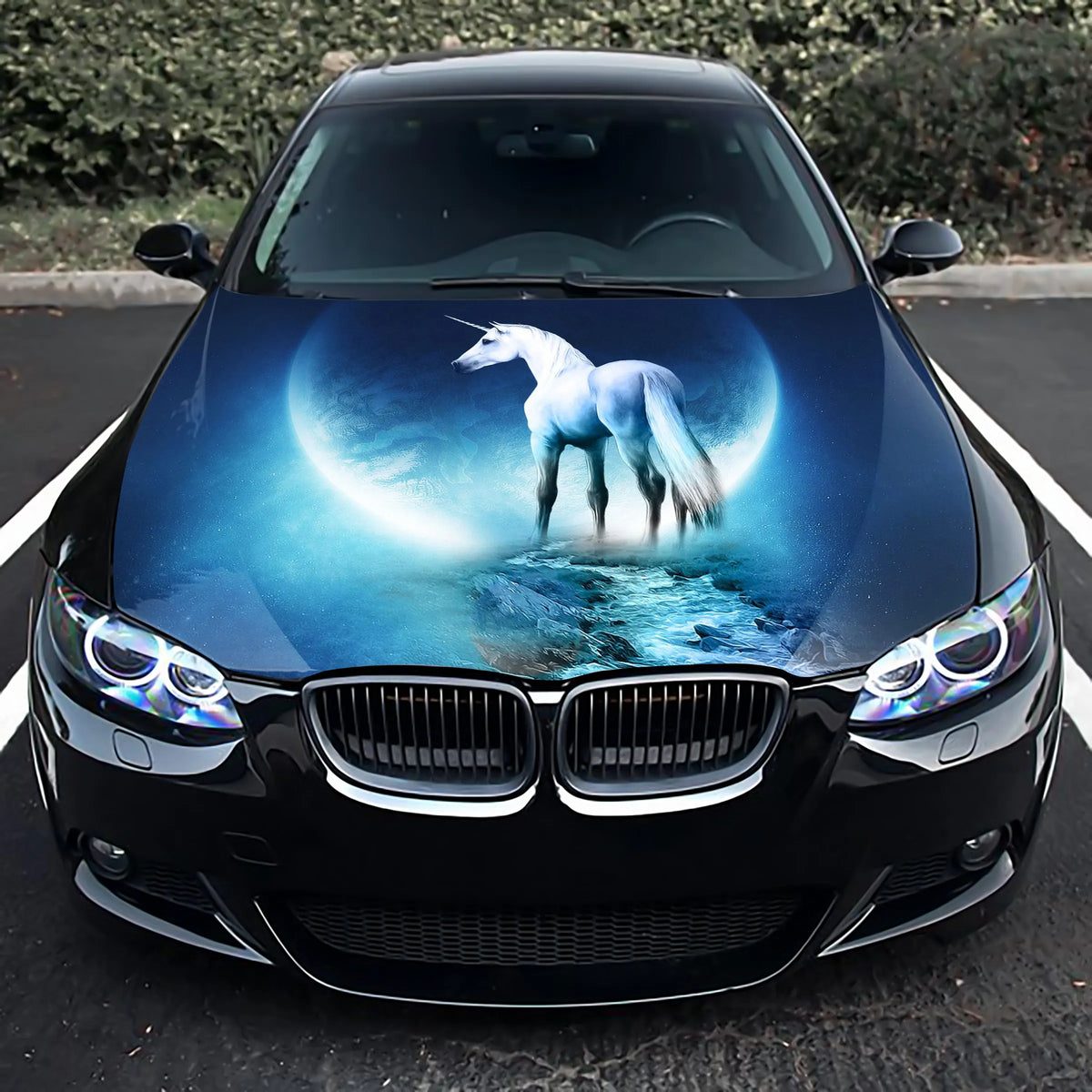 Unicorn Hood Wrap – Custom Vinyl Decal for Cars, Trucks & SUVs