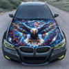 USA Lightning Eagle Hood Wrap Graphic – Custom Vinyl Decal for Cars, Trucks & SUVs