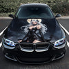 Vampire Anime Girl Hood Wrap – Custom Vinyl Decal for Cars, Trucks & SUVs