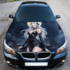 Vampire Girl Anime Hood Wrap – Custom Vinyl Decal for Cars, Trucks & SUVs