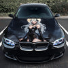 Vampire Girl Anime Hood Wrap – Custom Vinyl Decal for Cars, Trucks & SUVs